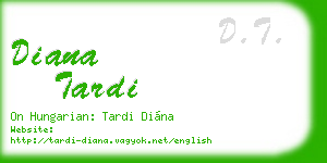 diana tardi business card